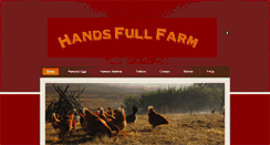 Desktop Screenshot of handsfullfarm.com