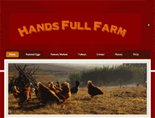 Tablet Screenshot of handsfullfarm.com